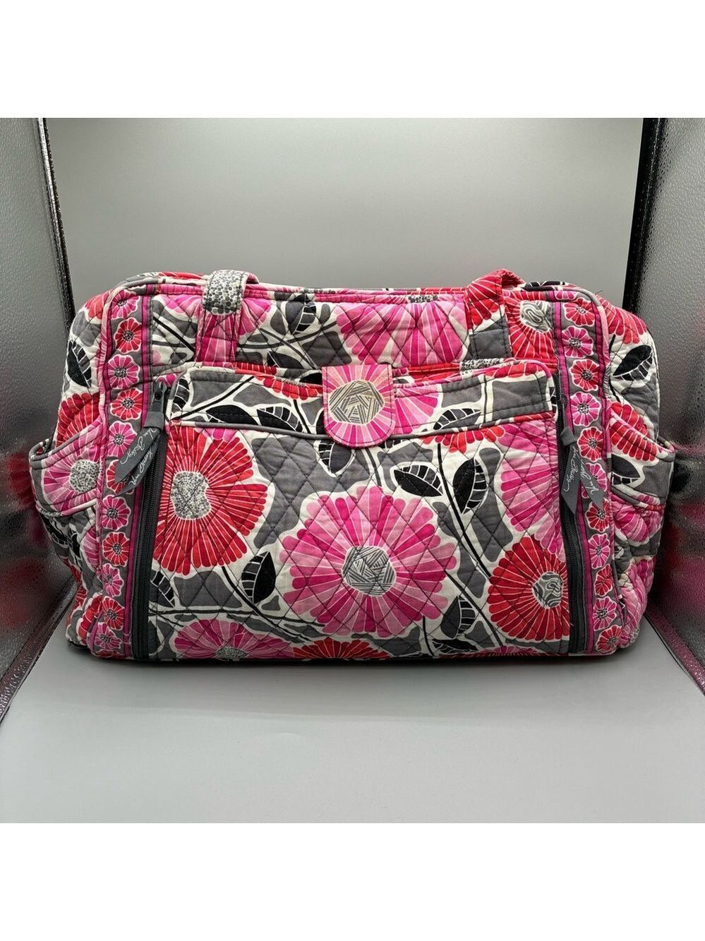 Vera Bradley Glenna Cherry Blossoms Shoulder Diaper Bag